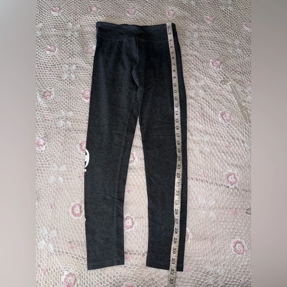 Champion Signature Script Leggings Granite Heather NWOT Size M